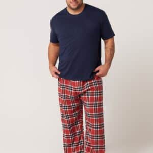 Tee & Flannel Pant Set