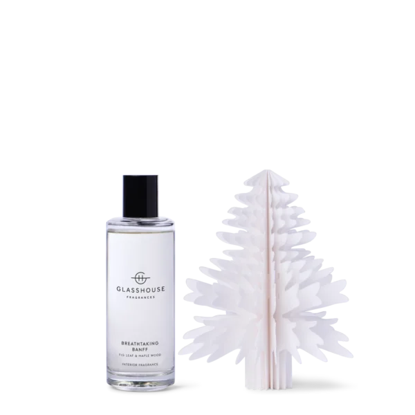 BREATHTAKING BANFF $49.95 MAPLE WOOD & FIG LEAF 150mL Interior Fragrance & Paper Diffuser - Image 4