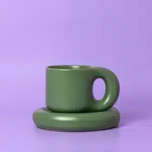 Sage & Cooper Lola Chubby Mug  Dark Green