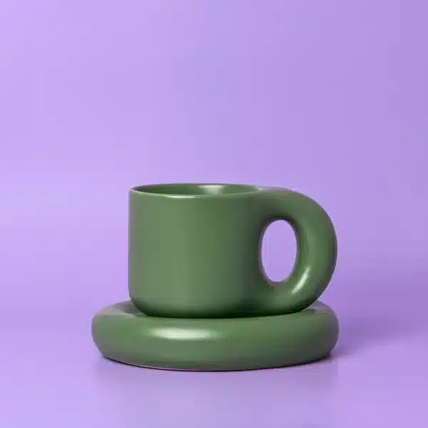 SAGE & COOPER Lola Chubby Mug  Dark Green