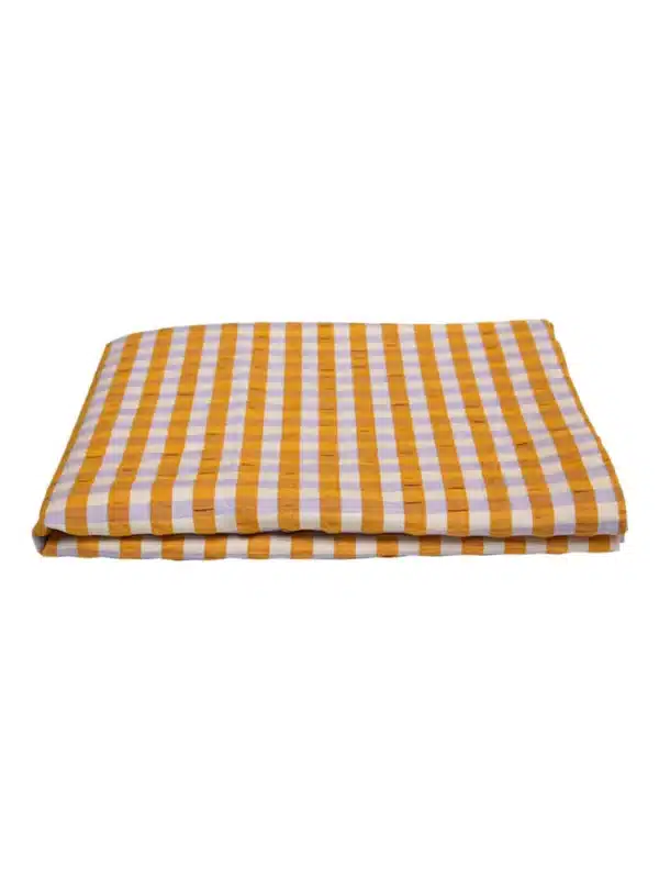 Mango Seersucker Tablecloth