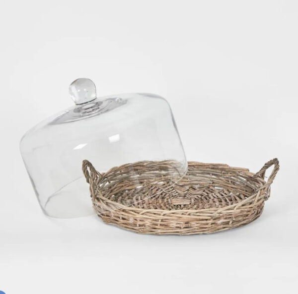 WILLOW TRAY W GLASS COVER - Image 3