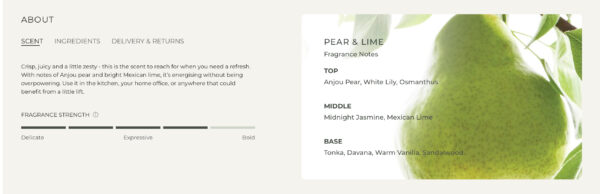 PEAR & LIME Soy Candle 300g - Image 4