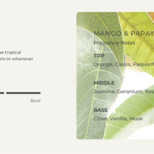 Mango & Papaya Soy Candle 70g