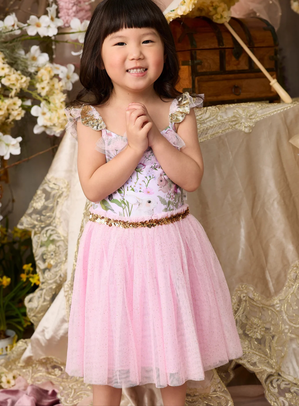 Heirloom Treasures’ Amelie Dress in Pink Multi - Image 3