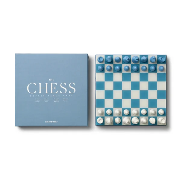 PRINTWORKS Classic Games Chess Dusty Blue - Image 4