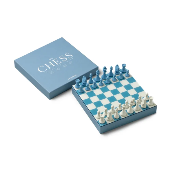 PRINTWORKS Classic Games Chess Dusty Blue - Image 5