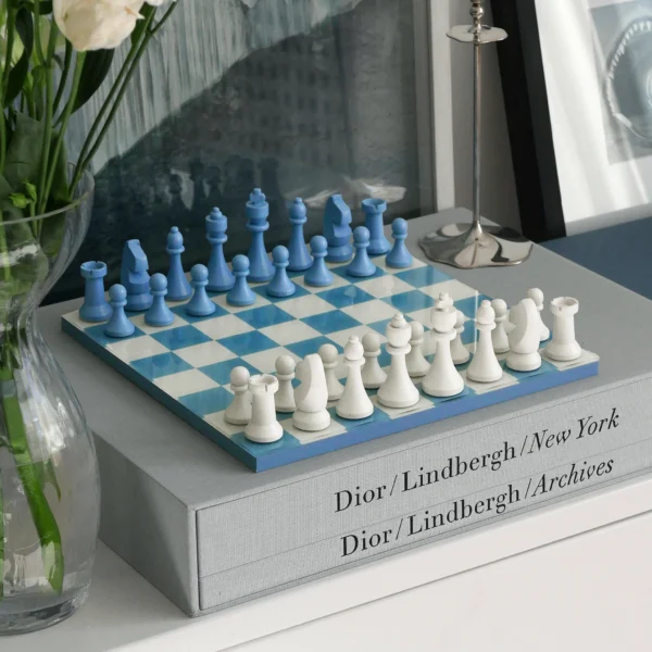 PRINTWORKS Classic Games Chess Dusty Blue - Image 6