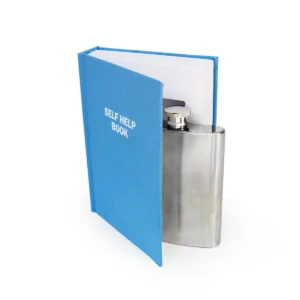 Suck Uk Flask In A Self Help Book