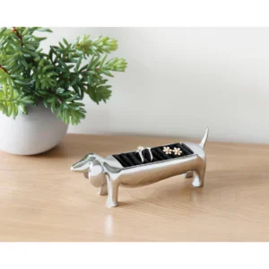 Dachsie Ring Holder – Chrome