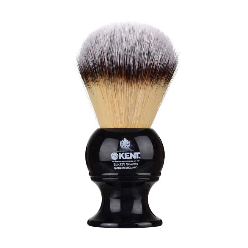 Kent Synthetic Shaving Brush - Black large - Image 5