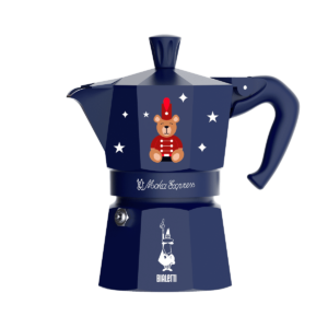 Bialetti Magico Ricordo Moka Express Teddy Bear Blue – 3 Cups