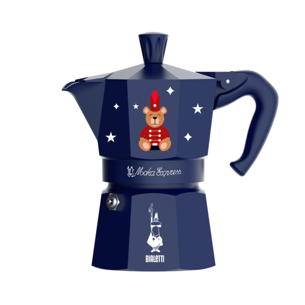 Bialetti Magico Ricordo Moka Express Teddy Bear Blue - 3 Cups