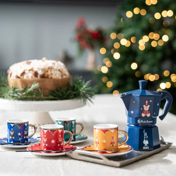 Bialetti Magico Ricordo Moka Express Teddy Bear Blue - 3 Cups - Image 4