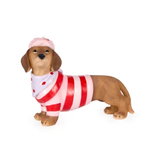 Pierre Daschund With Scarf