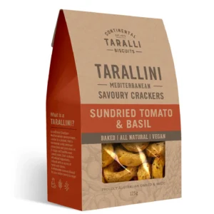 Tarallini – Sundried Tomato & Basil – Vegan (125g)