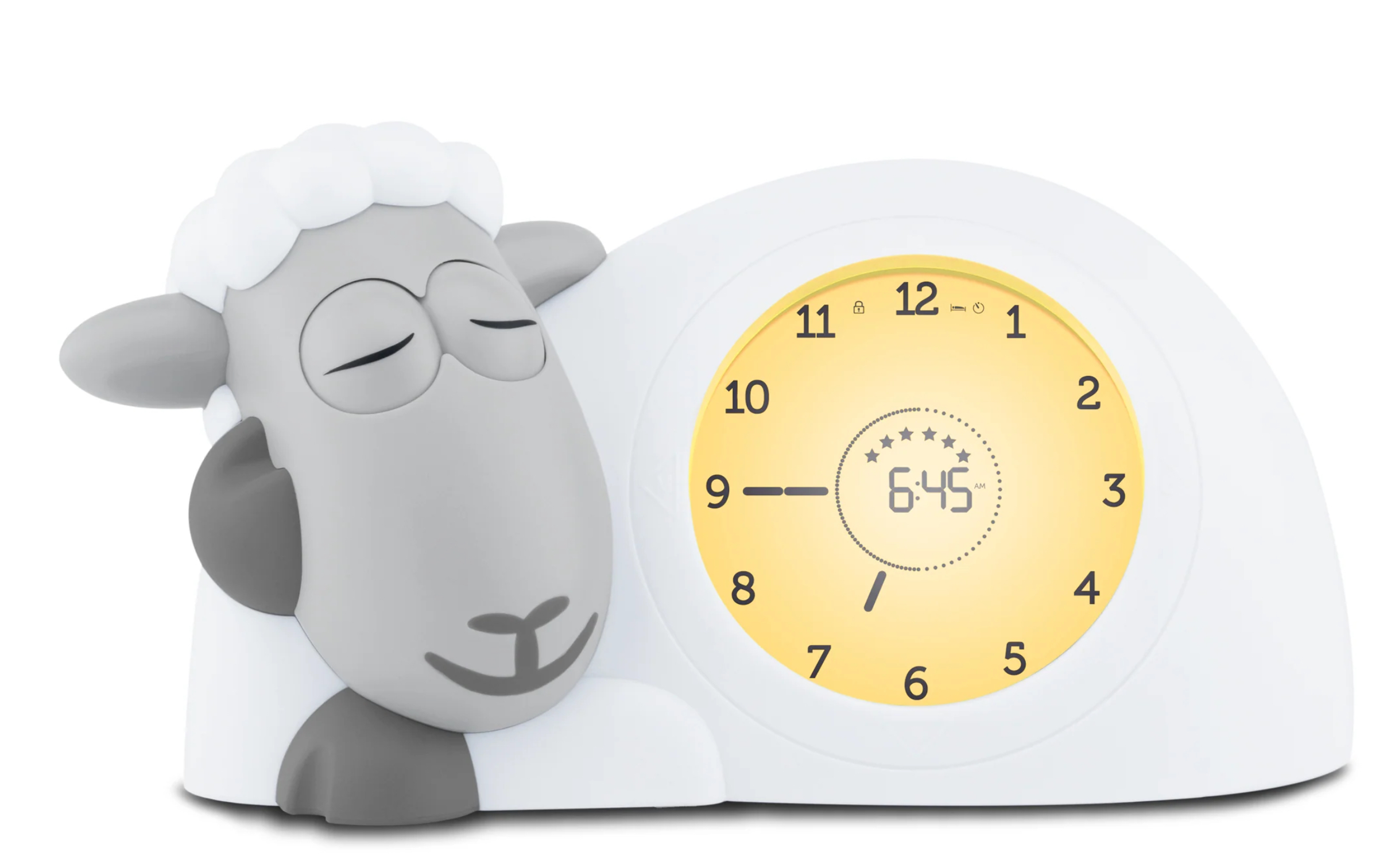ZAZU Sleep Trainer Clock - Sam The Sheep (Grey) - Image 4