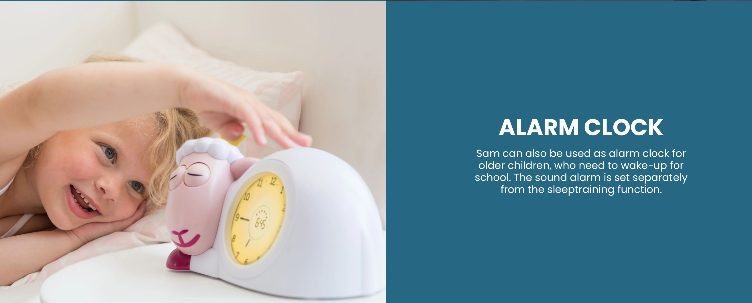 ZAZU Sleep Trainer Clock - Sam The Sheep (Grey) - Image 7