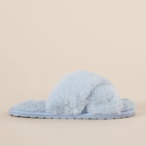 Milan Plush Slipper ( Blue )