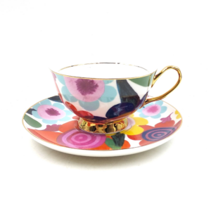 Flourish Teacup And Saucer