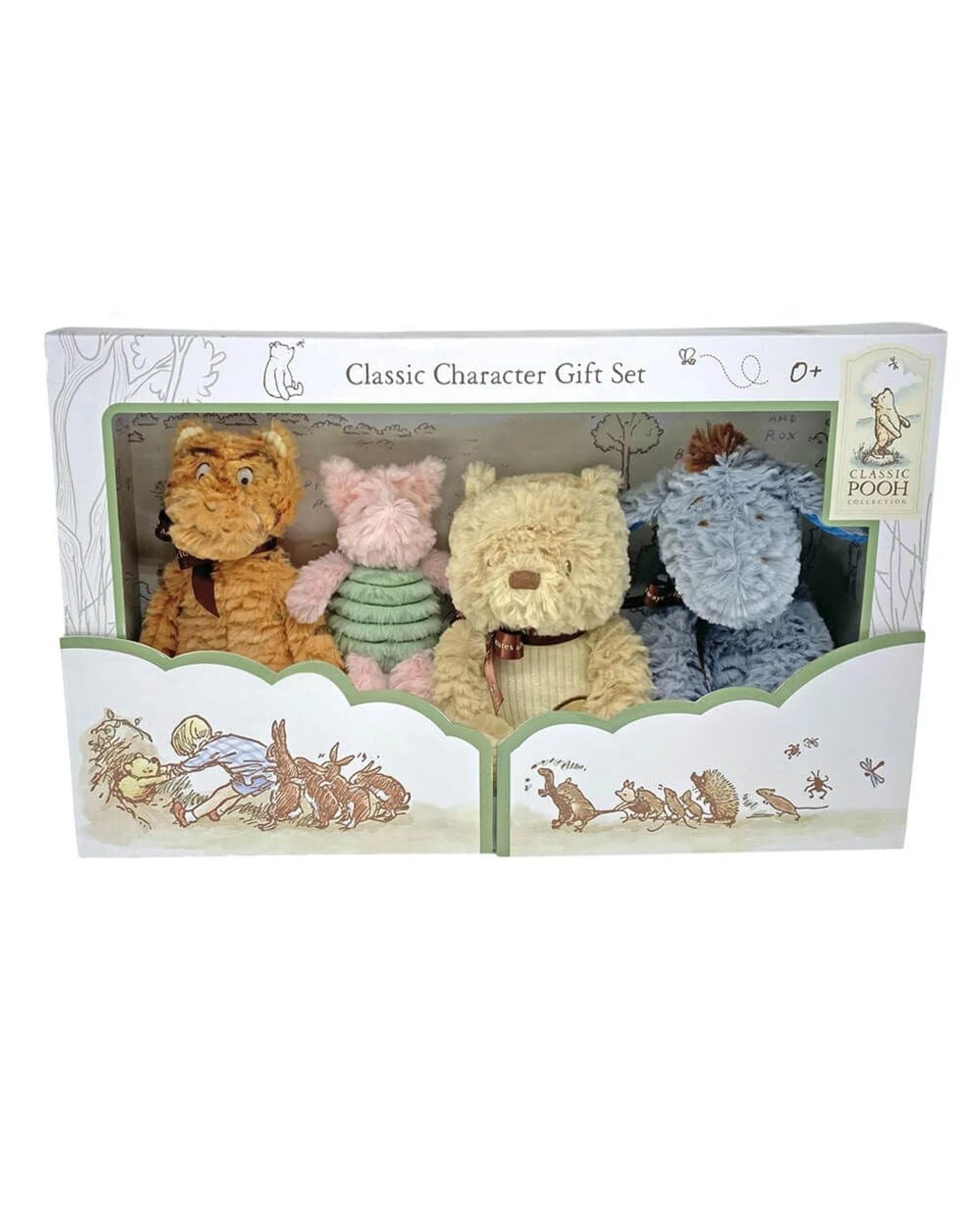 Winnie the Pooh Classic Collection Character Plush Gift Set