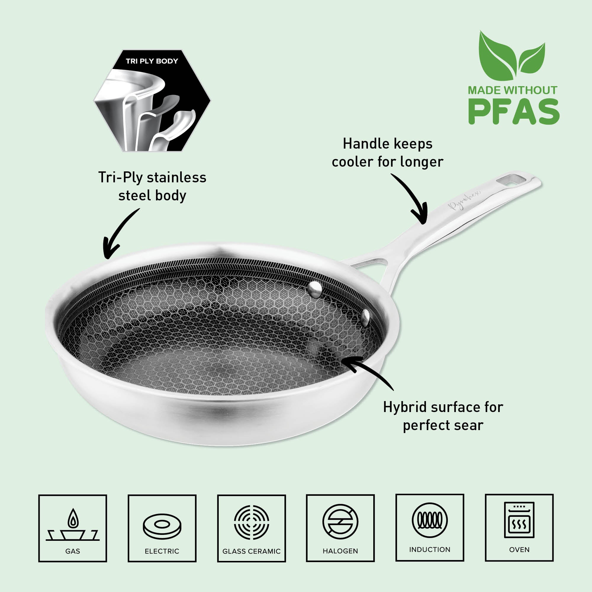 PYROHEX Fry Pan 24 cm - Image 2
