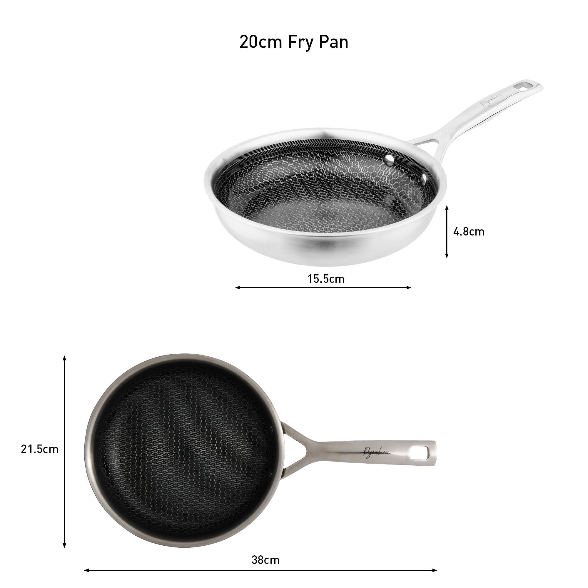 PYROHEX Fry Pan 24 cm - Image 4