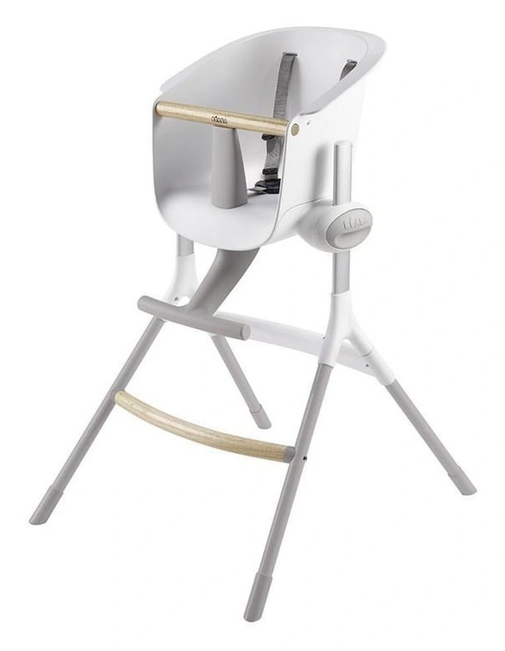 Beaba Up & Down High Chair - Grey & White - Image 3
