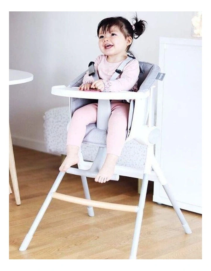 Beaba Up & Down High Chair - Grey & White - Image 5