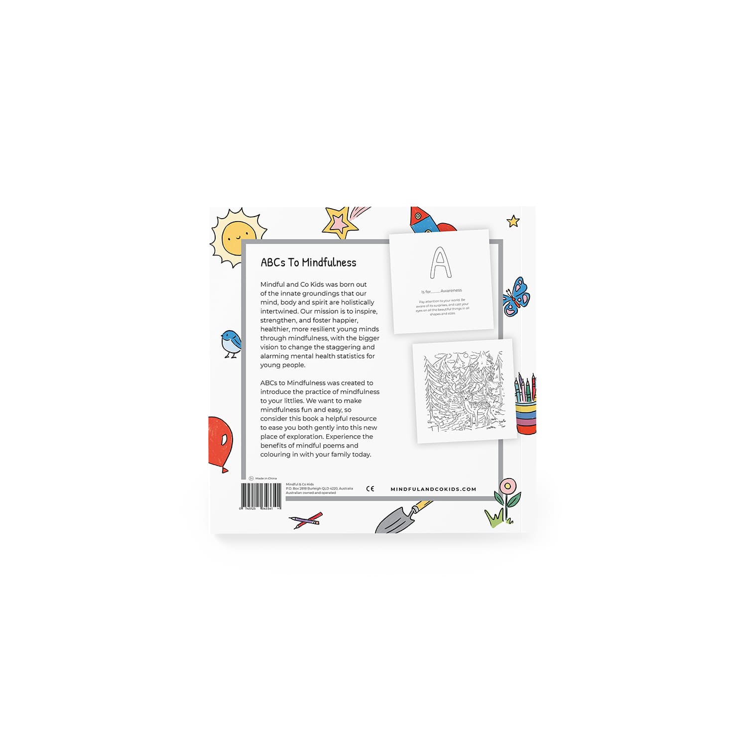 Abc Mindfulness Colouring Book For Kids - Image 2